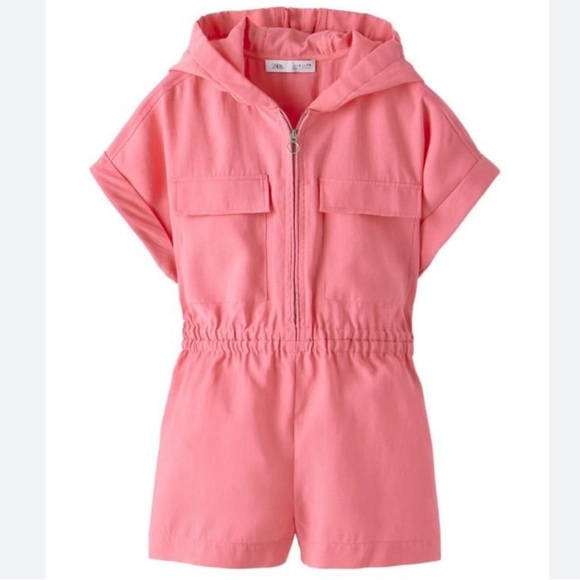 Zara Other - ZARA - GIRL’S SIZE 7 PINK ROMPER
